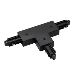 SLV T-kontakt 1-fase skinne, svart| Skinnesystem