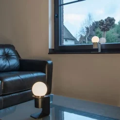 SLV Tonila LED-bordlampe svart/messing| Bordlamper