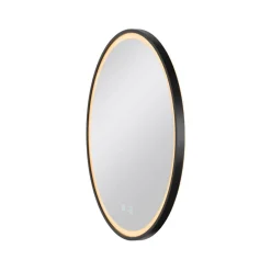 SLV Trukko LED-veggspeil IP44 CCT svart Ø 61cm| Møbel Og Interiør