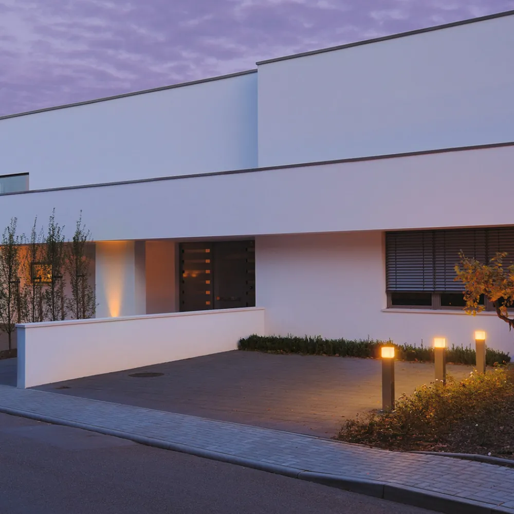 SLV veilampe Square Pole, høyde 90 cm, grå, stål Hot