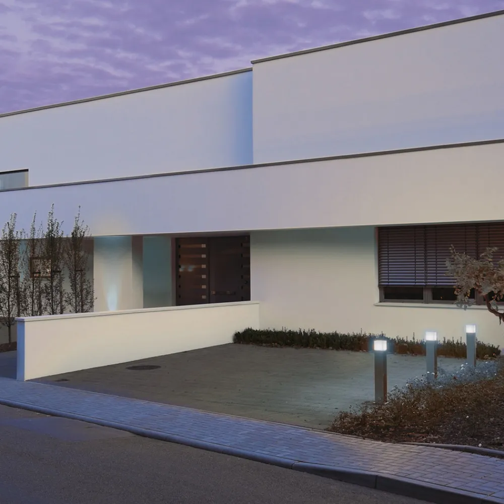 SLV veilampe Square Pole, høyde 90 cm, grå, stål Hot