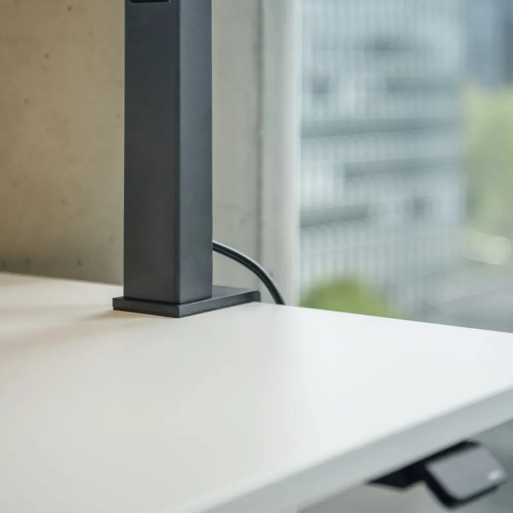 SLV Worklight LED-klemmelampe, svart