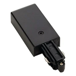 SLV -mater 1-fase skinne jord venstre svart| Skinnesystem