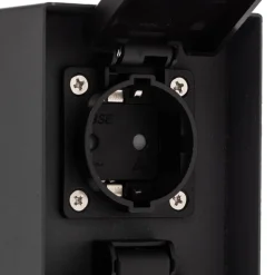 PRIOS Smart stikkontaktsøyle WLAN 23cm sandgrå Tuya| Strømsøyler|Tilbehør