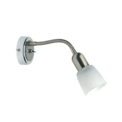 Brilliant Sofia veggspotlight, jern/krom/hvit, projeksjon 37 cm| Spotter I Tak