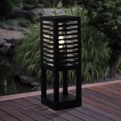 EGLO Sokkelampe Alamonte 3, svart Outlet