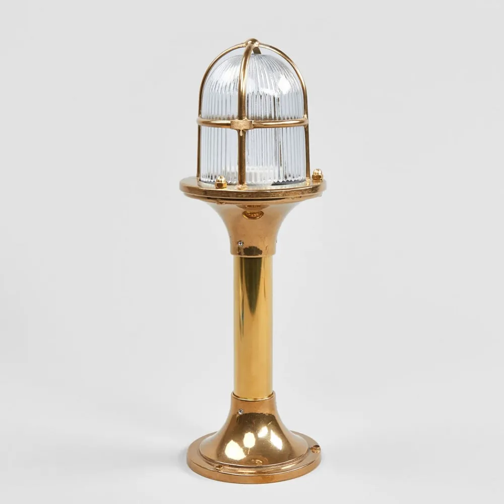 Moretti Luce Sokkelampe Ocean, messing| Sokkellamper