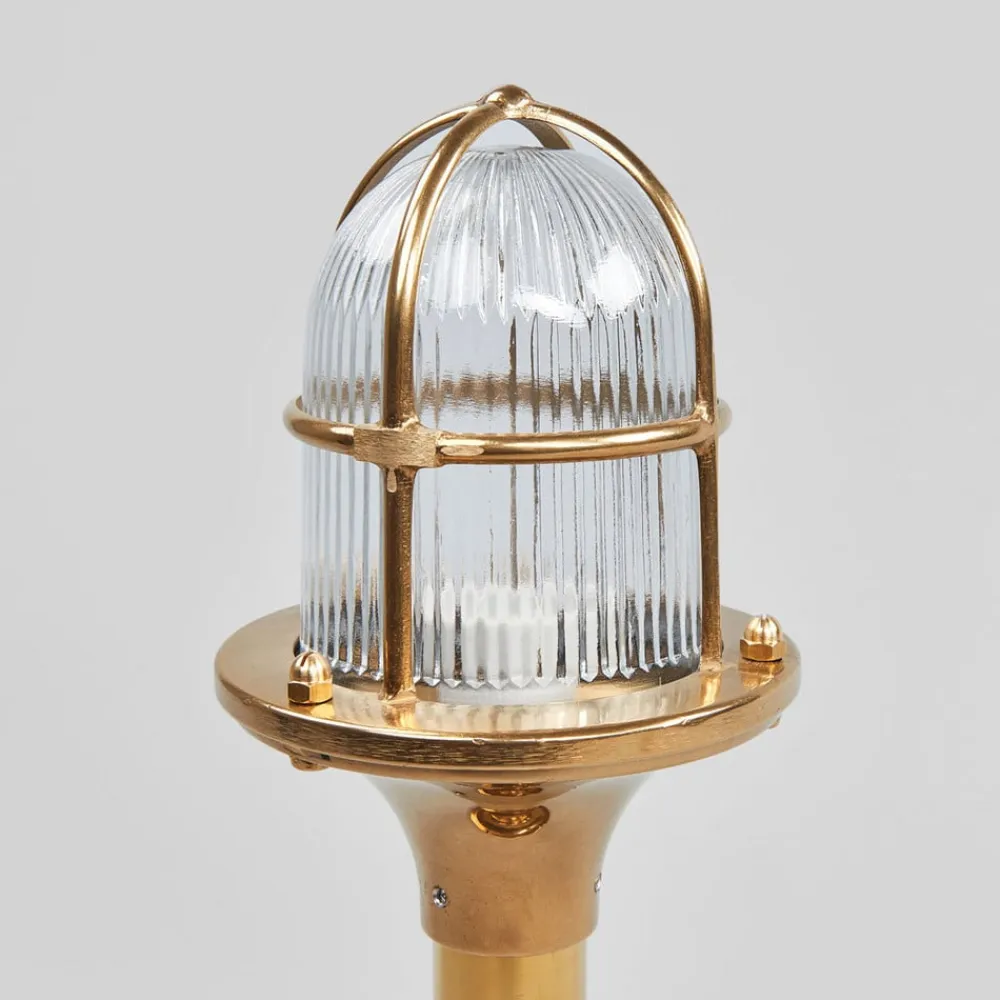 Moretti Luce Sokkelampe Ocean, messing| Sokkellamper