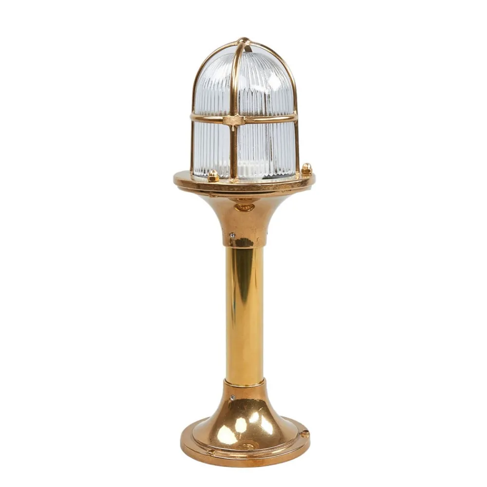 Moretti Luce Sokkelampe Ocean, messing| Sokkellamper