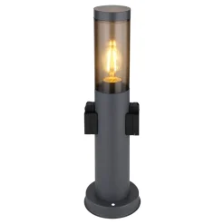 Globo Sokkellampe Boston med stikkontakter| Sokkellamper