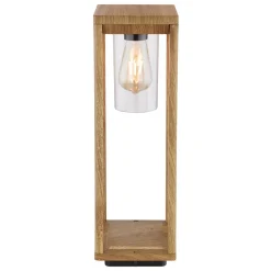 Globo Sokkellampe Candela med treutseende, høyde 50 cm| Sokkellamper