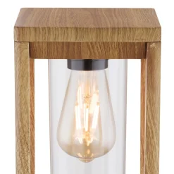 Globo Sokkellampe Candela med treutseende, høyde 50 cm| Sokkellamper