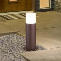 Trio Lighting Sokkellampe Hoosic av trykkstøpt aluminium, rust| Sokkellamper