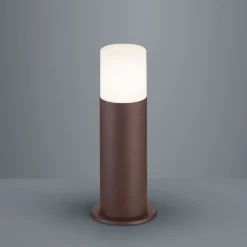 Trio Lighting Sokkellampe Hoosic av trykkstøpt aluminium, rust| Sokkellamper