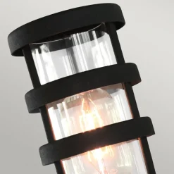 Elstead Sokkellampe Hornbaek, svart| Sokkellamper