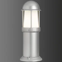 LCD Sokkellampe Marco av aluminium, sølv Clearance