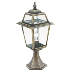 Searchlight Sokkellampe New Orleans, svart-gull| Sokkellamper