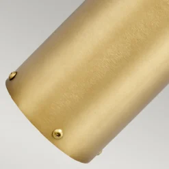 Elstead Sokkellampe Paignton rustfritt stål messing Best