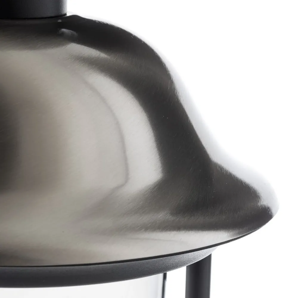 Konstsmide Sokkellampe Parma, svart, metall, 52 cm høy, E27, IP43| Sokkellamper