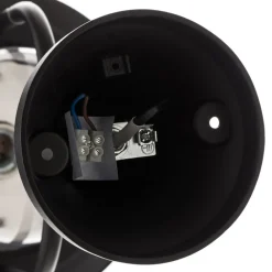 Konstsmide Sokkellampe Parma, svart, metall, 52 cm høy, E27, IP43| Sokkellamper