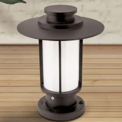 ORION Sokkellys Putri i mørkbrunt| Sokkellamper