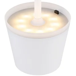 Globo Solcellebordlampe 36637, IP44, hvit Best