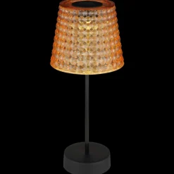 Globo Solcellebordlampe 36634-2A, sett med 2 svart/rav Hot