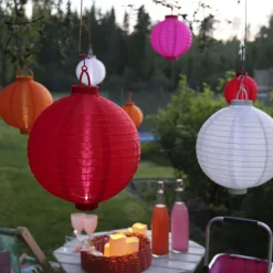 STAR TRADING Solcelledrevet LED-lykt Jerrit 20 cm, hvit