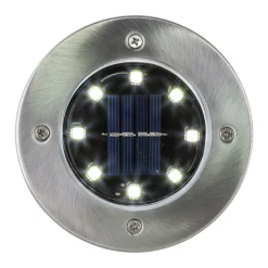 Globo Soldrevet LED-lampe med jordspyd 33414 svart| Utespotter