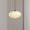EMIBIG LIGHTING Spisebordslampe Coco, Ø 30 cm, svart/opal, glass| Pendellamper