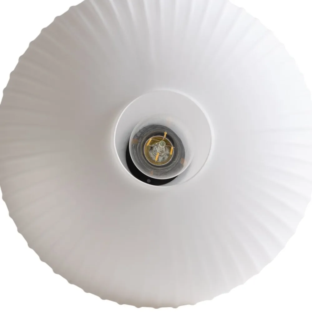 EMIBIG LIGHTING Spisebordslampe Coco, Ø 30 cm, svart/opal, glass| Pendellamper