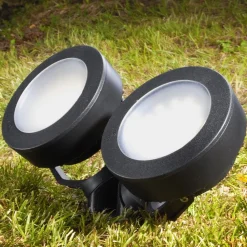 Fumagalli Spisslampe Tommy, rund svart 2 lys, 10 W CCT Best