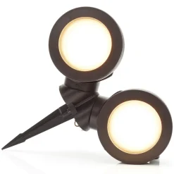 Fumagalli Spisslampe Tommy, rund svart 2 lys, 10 W CCT Best