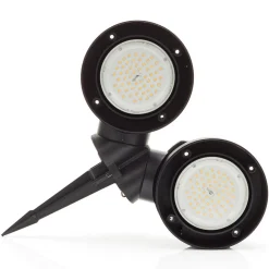 Fumagalli Spisslampe Tommy, rund svart 2 lys, 10 W CCT Best