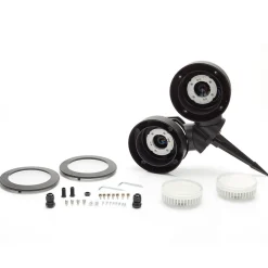 Fumagalli Spisslampe Tommy, rund svart 2 lys, 10 W CCT Best