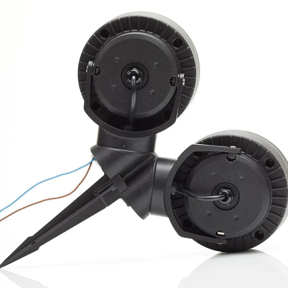 Fumagalli Spisspot Tommy-EL rund svart/frost 2x10W CCT Clearance