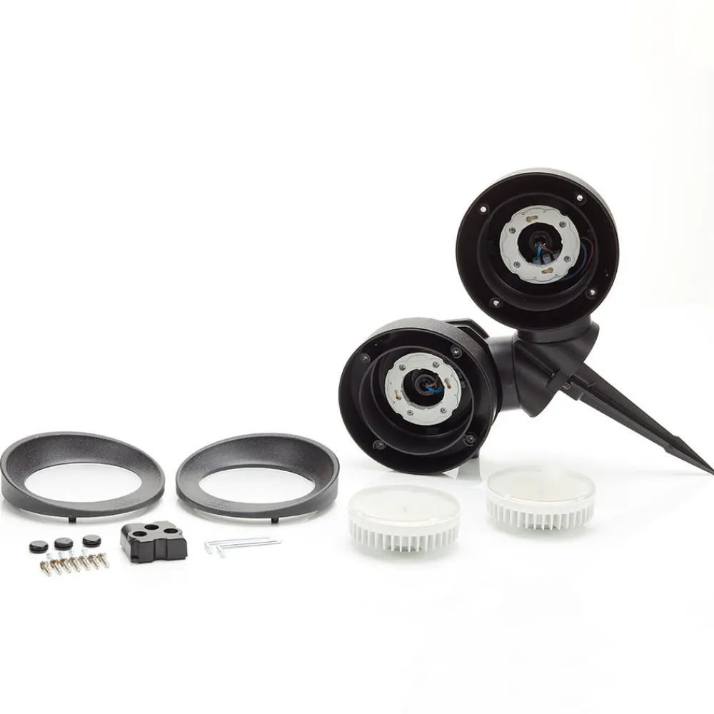 Fumagalli Spisspot Tommy-EL rund svart/frost 2x10W CCT Clearance