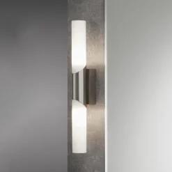 Briloner Splash vegglampe, 2 lyskilder, matt nikkel Discount