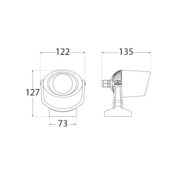 Fumagalli Spotlight Minitommy-EL 1 lyskilde CCT svart/frost| Utespotter
