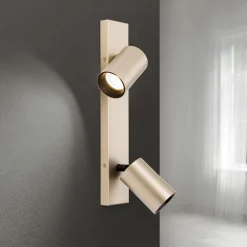 ORION Spotlight Sean, 2 lyskilder, gullfarget, metall, svingbar| Spotter I Tak