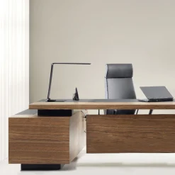 Aluminor Starglass LED-skrivebordslampe med glassfot Best