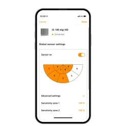STEINEL IS 180 digi HD COM1 bevegelsesdetektor, smart, hvit New