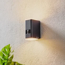 STEINEL L 930 S LED utendørs vegglampe antracitt| Vegglamper Med Sensor