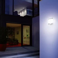 STEINEL L 20 S Utendørs vegglampe Sensor, stål| Vegglamper Med Sensor|Utebelysning Med Sensor