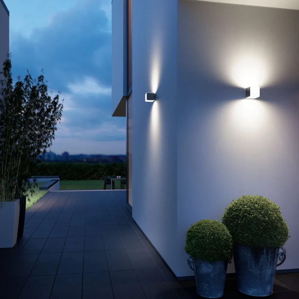 STEINEL L 840 SC Utendørs vegglampe med sensor antrasitt| Kommersiell Utebelysning|Vegglamper Med Sensor