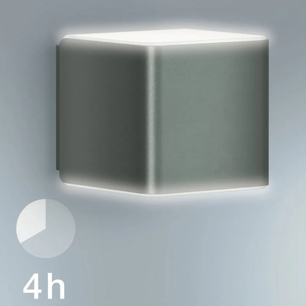 STEINEL L 840 SC Utendørs vegglampe med sensor antrasitt| Kommersiell Utebelysning|Vegglamper Med Sensor