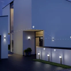 STEINEL L 840 SC Utendørs vegglampe med sensor antrasitt| Kommersiell Utebelysning|Vegglamper Med Sensor