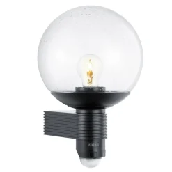 STEINEL utendørs vegglampe L 400 S, svart| Utebelysning Med Sensor|Utebelysning Med Sensor