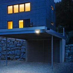 STEINEL XSolar L-S solcelle ute LED-vegglampe sølv