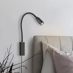 FISCHER & HONSEL Sten LED-vegglampe med bevegelsesstyring, svart Hot